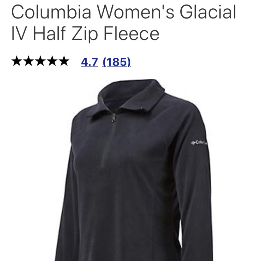 •Lightweight Fleece Quarter Zip Columbia Jacket•